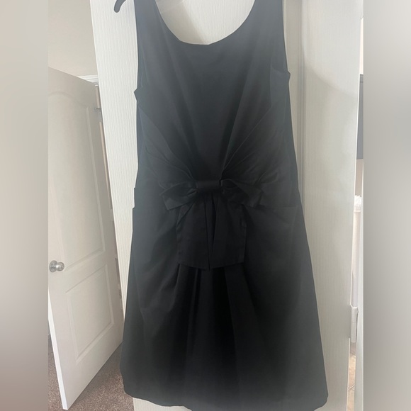 Kate Spade Black Midi Dress with Bow - Picture 6 of 6